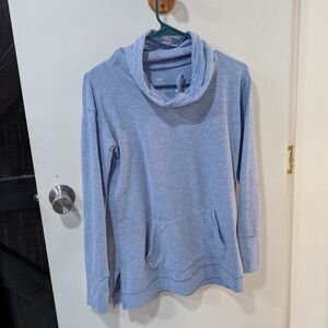 Aerie Light Blue Cowl Neck Sweater
